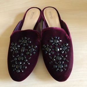 Michael Kors Edie Embellished Slides - NWOT